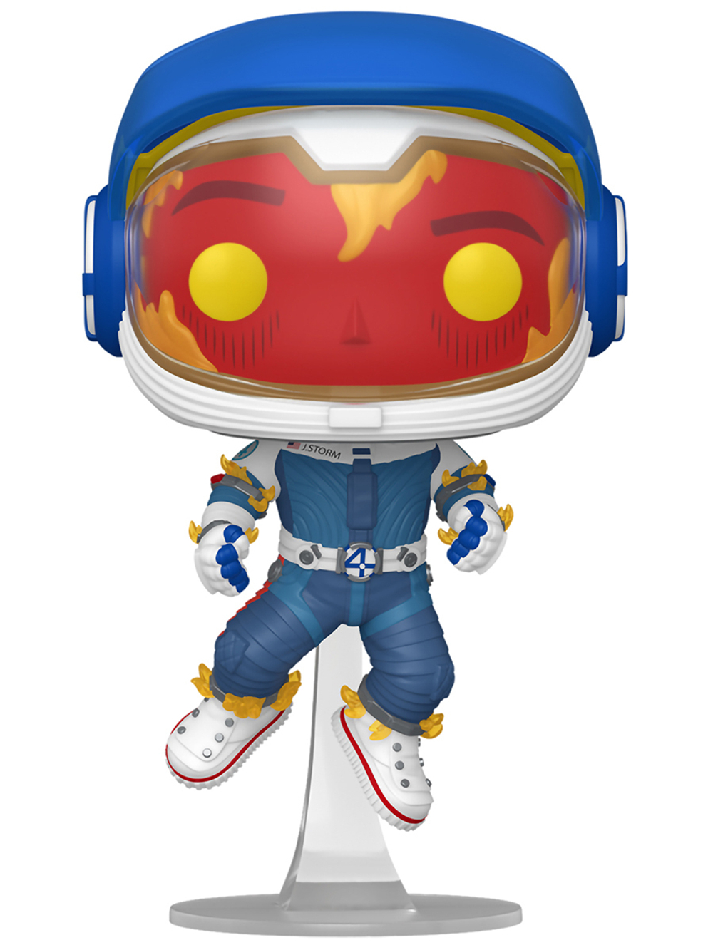 Фигурка Funko POP! Bobble Marvel Fantastic Four FF Human Torch (Exc) (1521) 85358