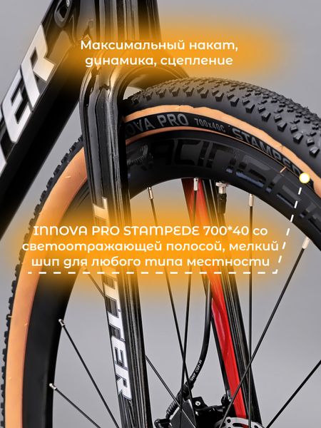 Гравийный карбоновый велосипед Twitter Gravel 700C RS-12S для туринга и путешествий