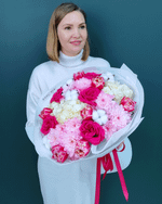 Яркий сборный букет(00476)