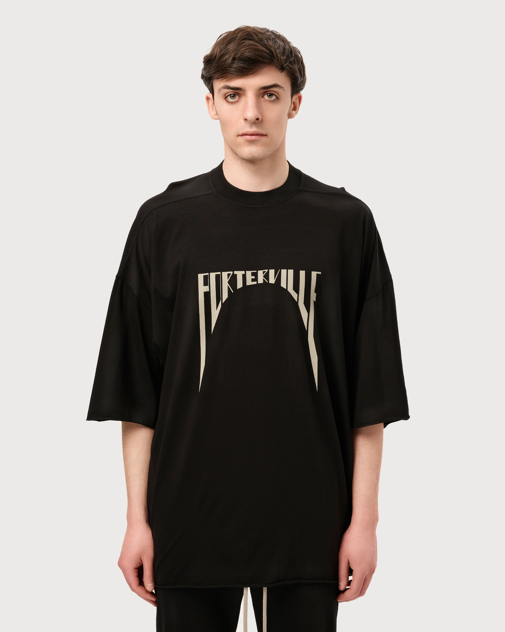 RICK OWENS DRKSHDW ФУТБОЛКА ЧЕРНАЯ TOMMY PORTERVILLE PRINT