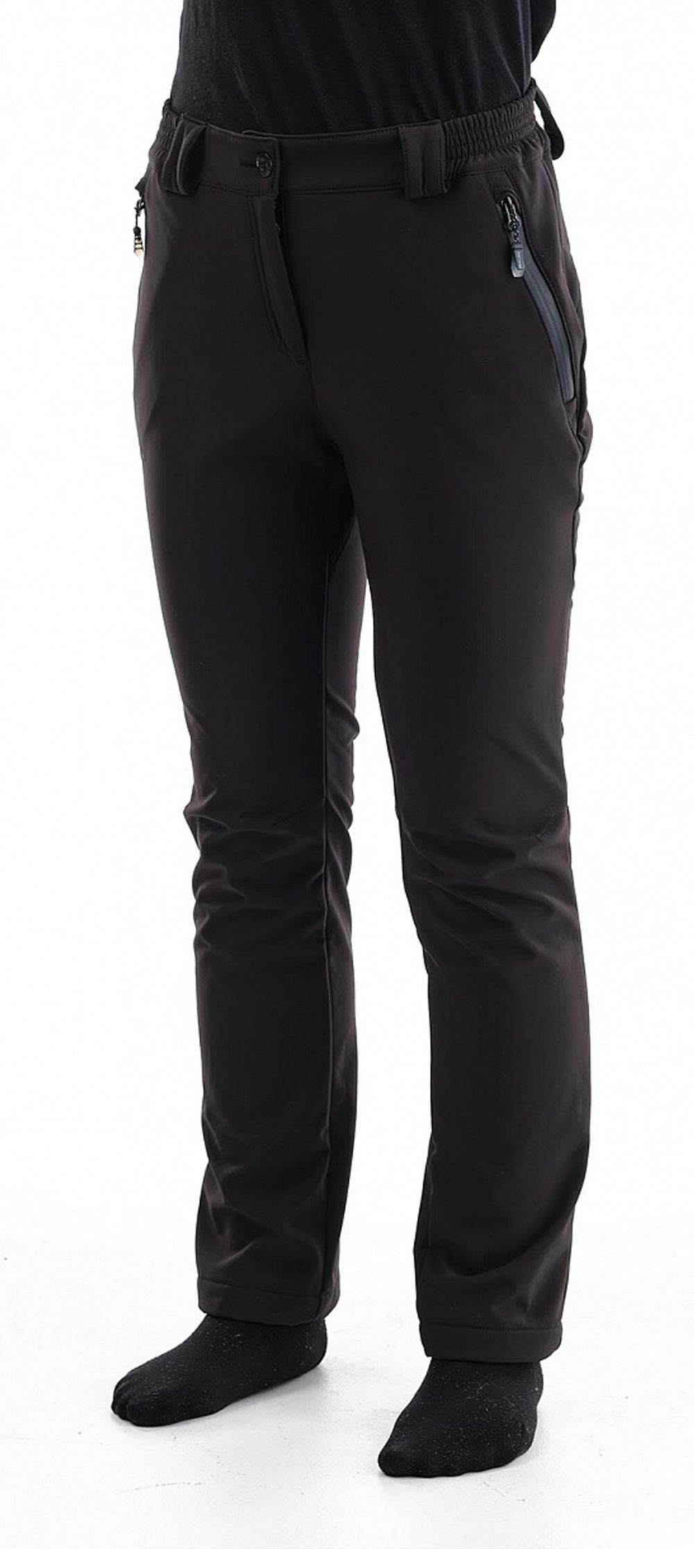 Брюки женские Ritsa (софт-шелл, черный), Grayling, Novatex