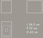 Унитаз напольный Nic Design Cool безободковый цвет белый