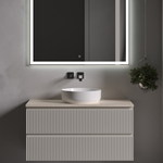 Sancos Столешница для ванной комнаты 1000х460 без отверстия под смеситель, цвет kreman, артикул TT100A2