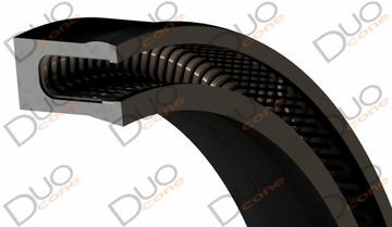 Штоковое уплотнение УШ-36-2 (4x6.9x2.4) Ф4УВ25 / U-нерж.сталь