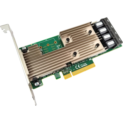 Внутренний хост-адаптер Broadcom (LSI) SAS 9305-16i SGL (05-25703-00)