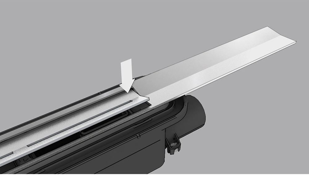 Дренажный профиль TECE TECEdrainprofile сатин 671200