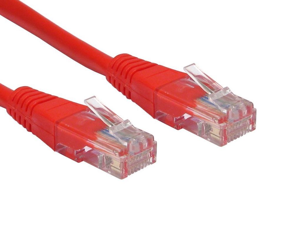 Патч-корд Ripo UTP Cat 5E, RJ45, 1 m (красный)