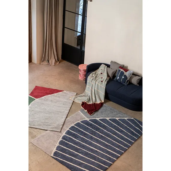 Плед из хлопка с рисунком tea plantation из коллекции terra, 130х180 см