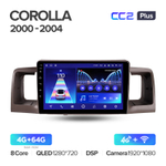 Teyes CC2 Plus 9" для Toyota Corolla 2000-2004