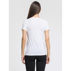 Женская футболка белая OROBLU Perfect Line VOBT01675