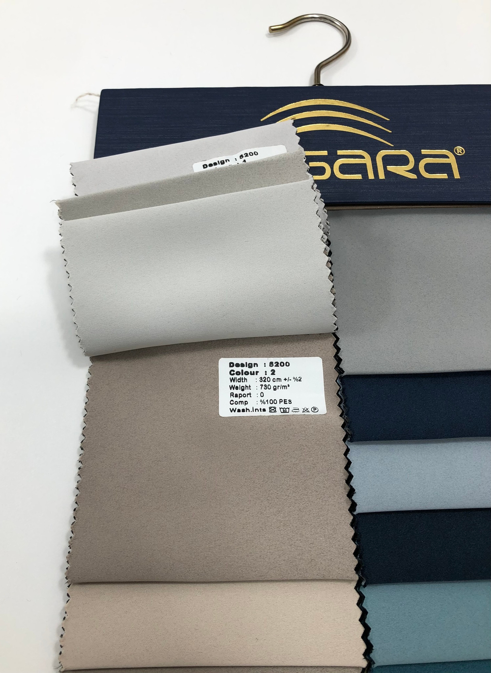 Портьерная ткань двусторонний dimout Megara арт. 5200 (высота 320 см, Турция)