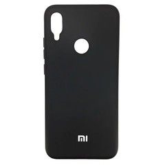 Силиконовый чехол Silicone Cover для Xiaomi Redmi 7 (Черный)