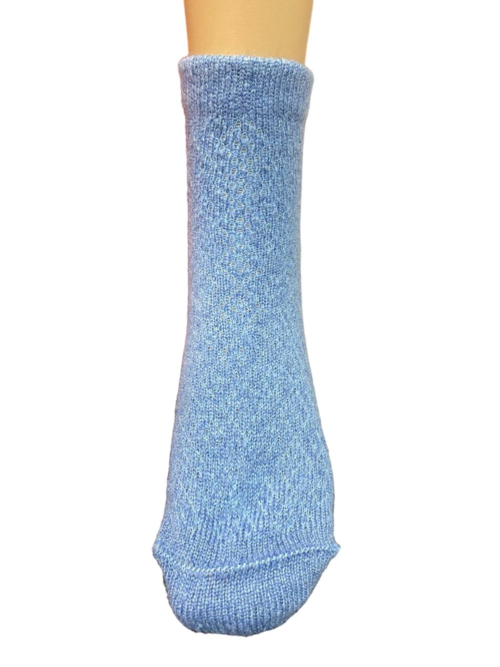 Теплые пуховые носки Н230-04 голубой