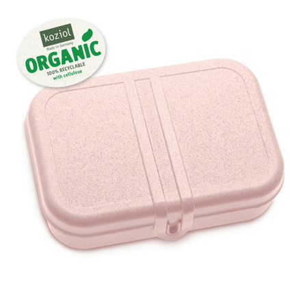 Ланч-бокс pascal, organic, 23,3х6,7х17 см, розовый