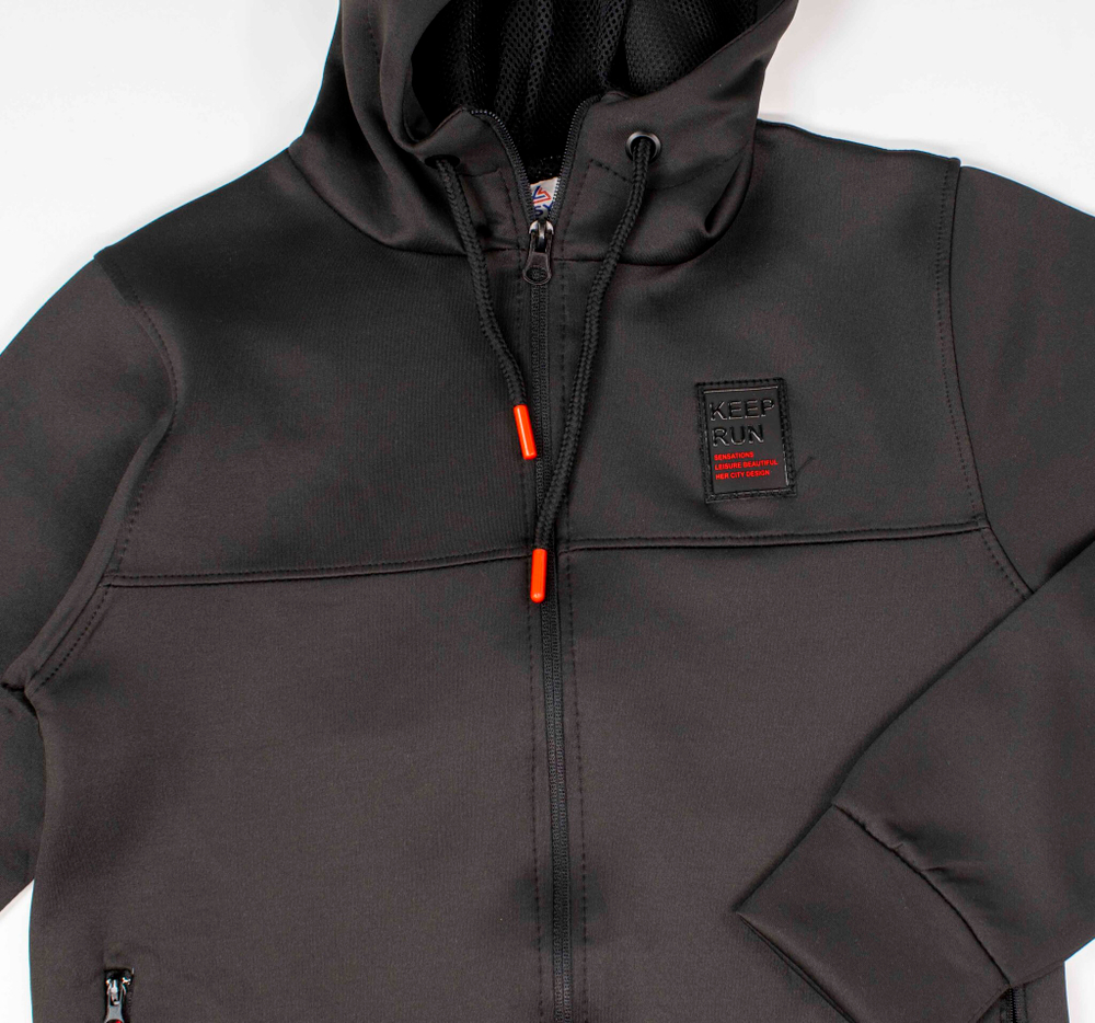 костюм спортивный эластик BLACK 4733