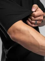 Футболка Hardlunch оверсайз Basic черная