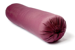 Болстер для йоги Айенгара шерстяной с хлопковым чехлом 75см Рамайога