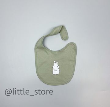 Нагрудник хлопковый "Смешные зайки"