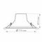 Встраиваемый светодиодный светильник Arlight LTD-Legend-R175-20W Warm3000 025143(1)