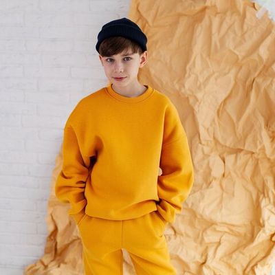 Oversized sweatshirt for teens - HONEY