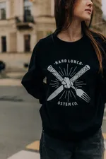 Лонгслив Hardlunch Fork and Knife черный