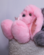 Зайчик Бигфут (розовый)