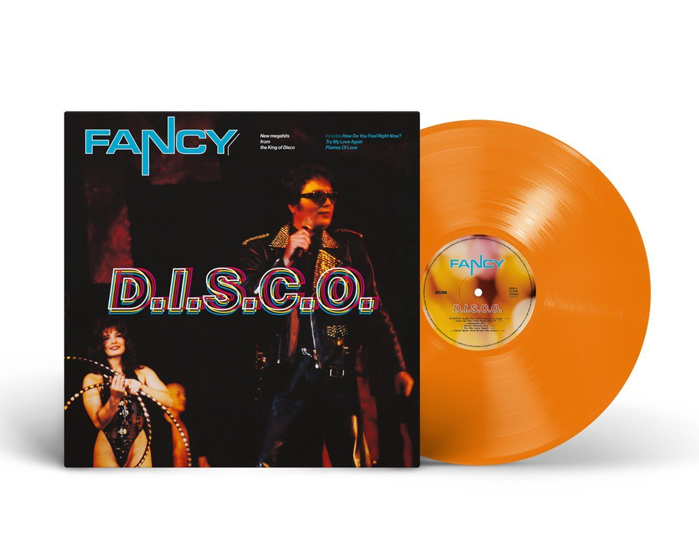 LP: Fancy — «D.I.S.C.O.» (1999/2025) [Limited Orange Vinyl]