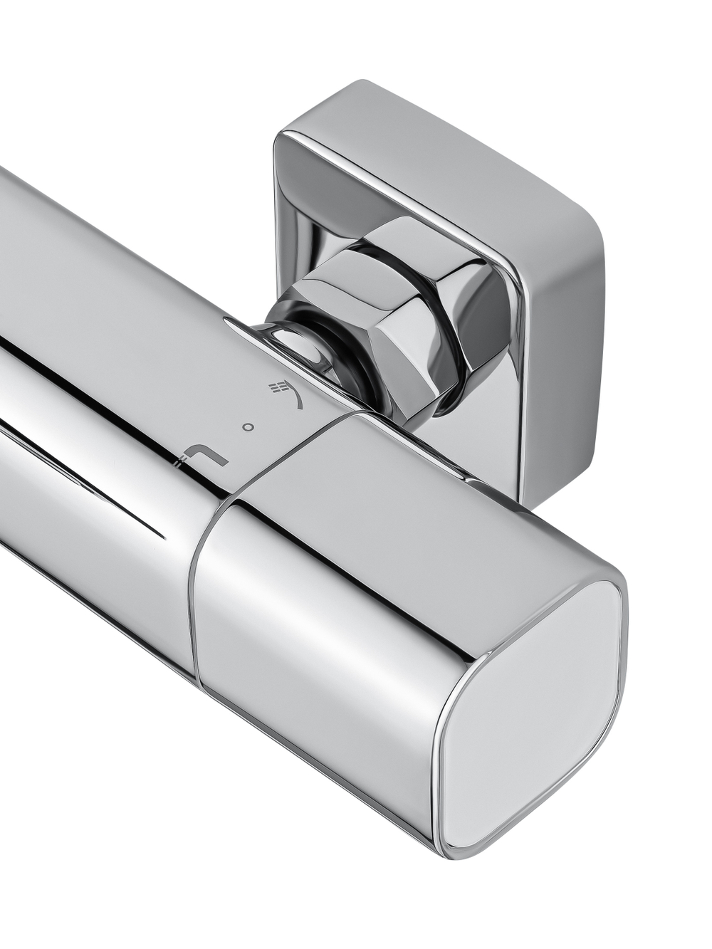 Смеситель для ванны с душем и термостатом WONZON & WOGHAND SOLID, Хром (WW-C2011-A-CR)