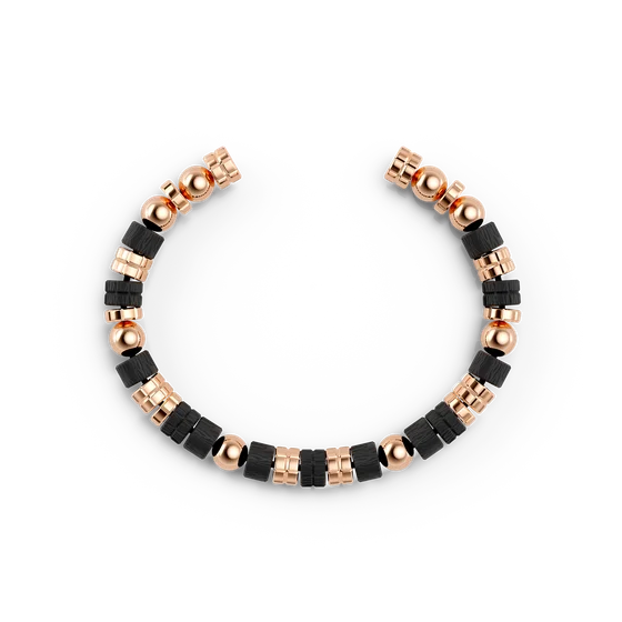 Бэнгл - Rose Gold Carbon
