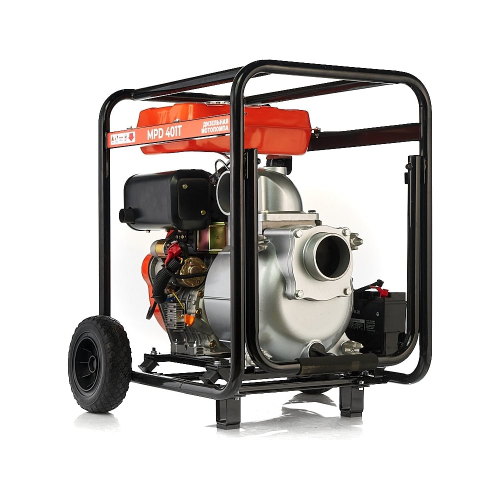 Мотопомпа дизельная для сильно загрязненных вод Meran MPD401T
