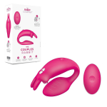 Розовый вибратор для пар The Couples Rabbit (Цвет: розовый)