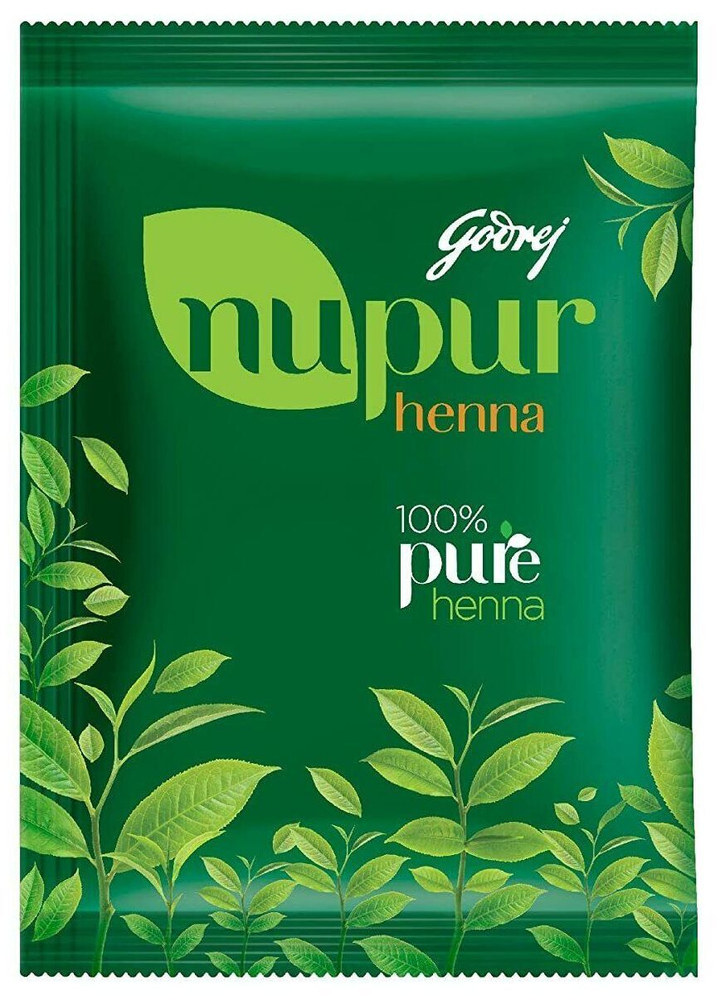 Хна для волос Godrej Nupur Нупур 100% Натуральная 25 г