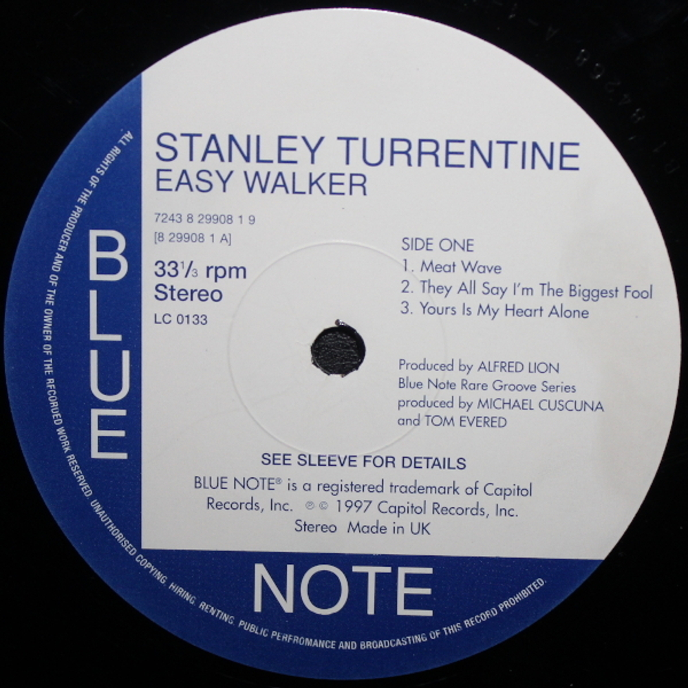 Stanley Turrentine / Easy Walker (LP)