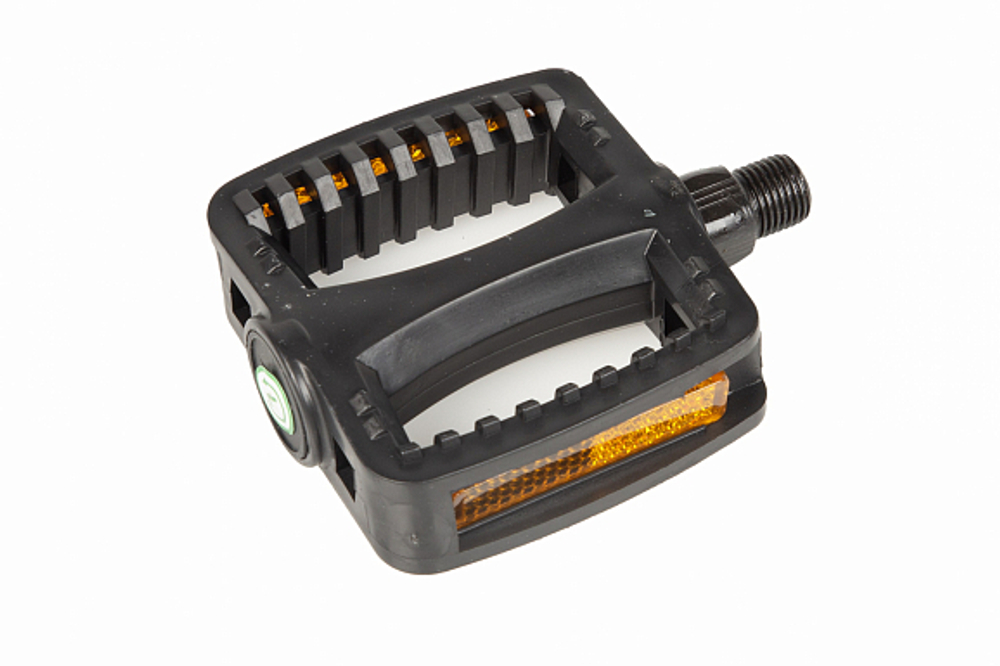 Педали MX-P644 ось 1/2" со светоотражателями, полипропиленовые чёрные