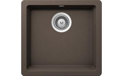 Мойка SCHOCK Quadro 50 (N-100S) Cristalite 450x430 (подстольный монтаж) мокка