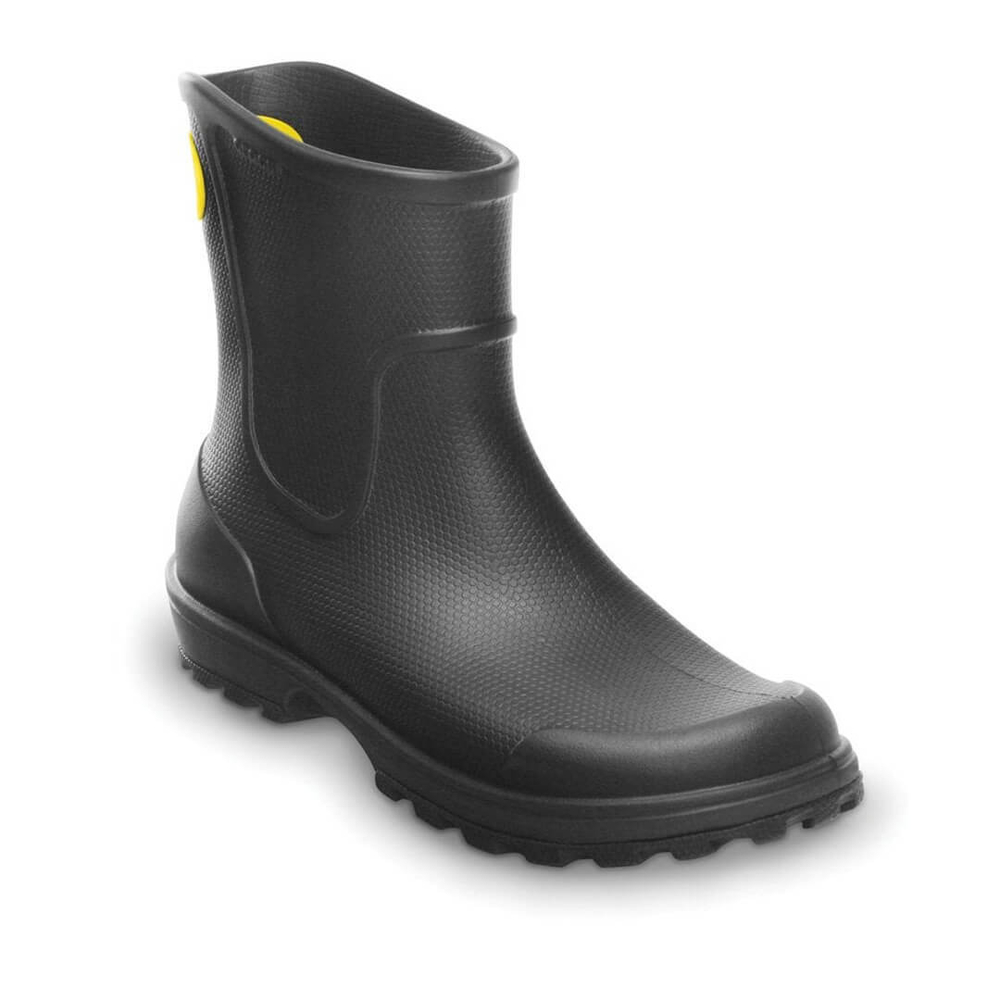 Сапоги Crocs Wellie Rain Boot Черные Мужские