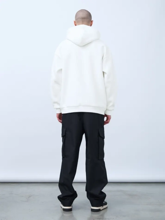 Худи оверсайз с начесом (молочный) 360 г