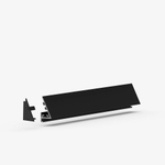 Плинтус Левая заглушка для микроплинтуса Light