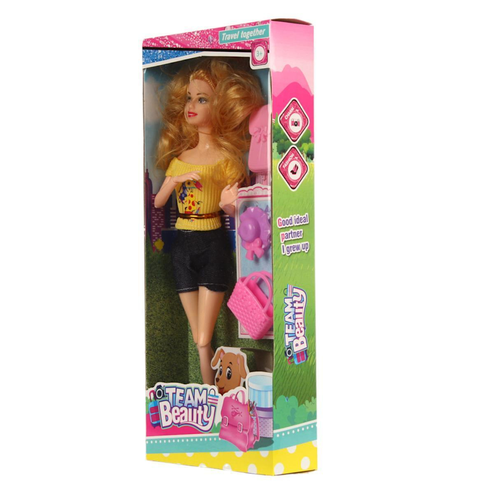 Кукла тип Модель на шарнирах с аксесс. коробка CQ1091