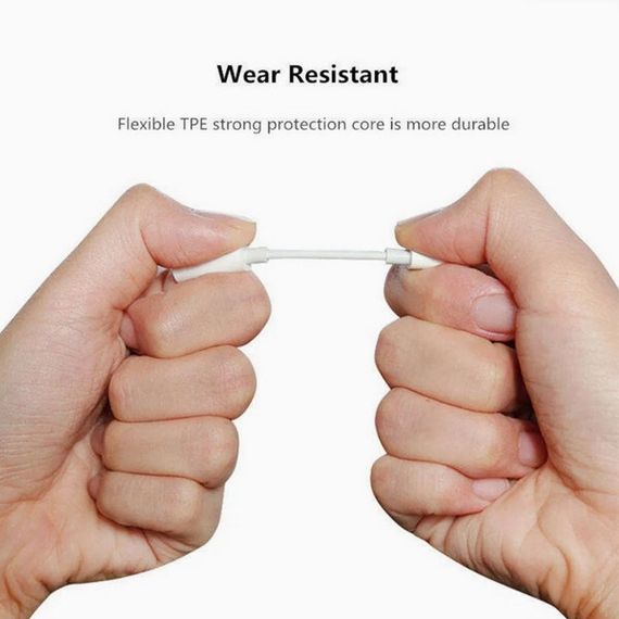 Адаптер Apple Lightning - mini jack 3.5 мм, для гарнитуры и наушников (MMX62ZM/A)