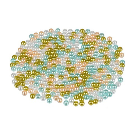 Бусина  "Zlatka" MIX  №02 пластик, 4 мм, 10 г