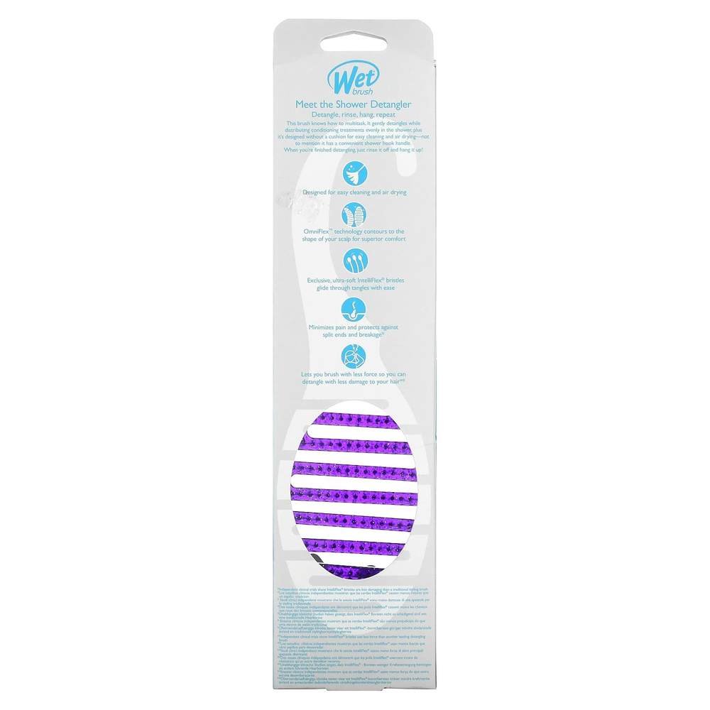 Wet Brush, щетка для расчесывания волос, фиолетовый, 1 шт.