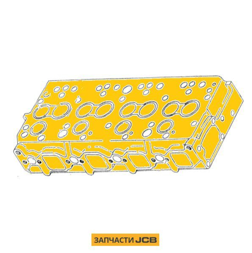 Головка блока цилиндров ДВС JCB 02/801640