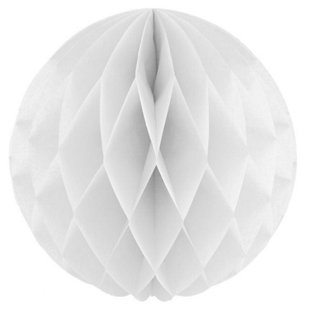 Бумажный шар-соты Белый 30 см #714018