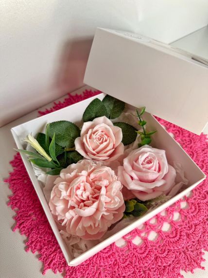 Sabundan 3 ədəd gül dəsti 3