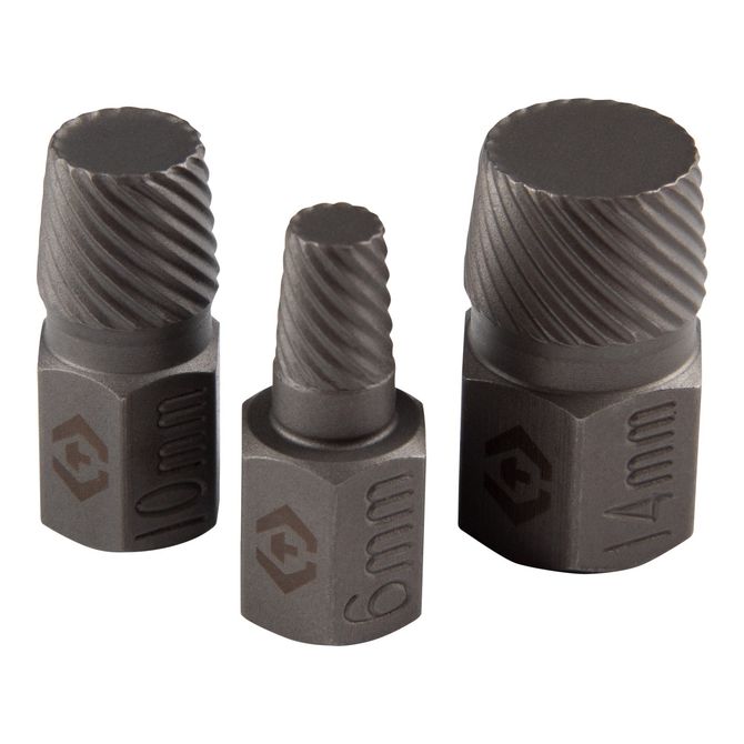 KING TONY (11015SQ01) Набор экстракторов, 3-14 мм, 15 предметов, кейс