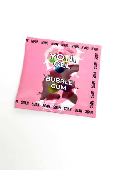 САШЕ Лубрикант для орального секса SGAN YONI GEL со вкусом бабл гам, 5 мл