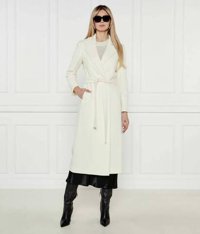 Шерстяное пальто MAX&Co. - экрю(6011051)