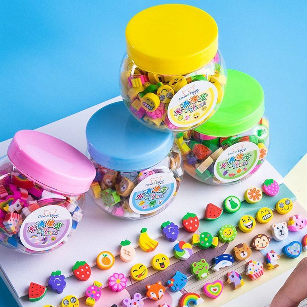 Набор стирательных резинок в банке &quot;Disco minis&quot;