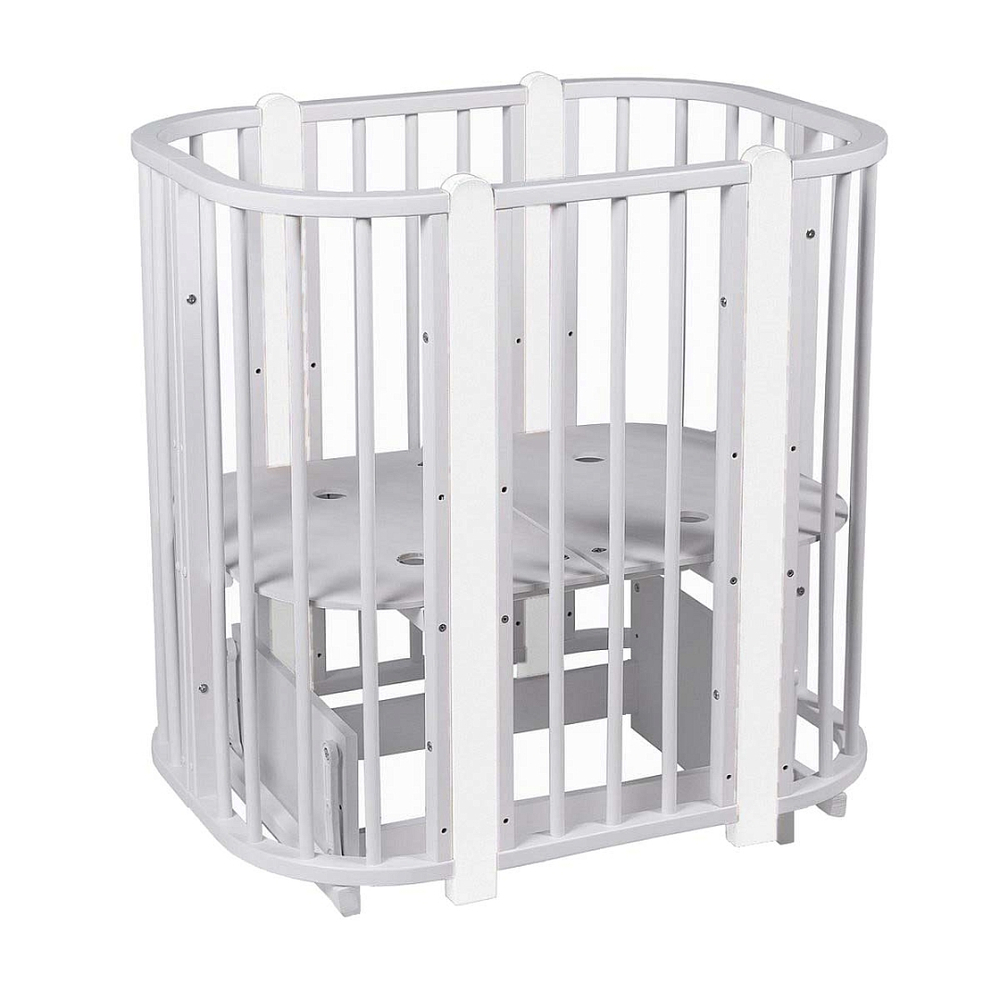 PITUSO Кровать детская + маятник 5/1 Asti Серый-Белый